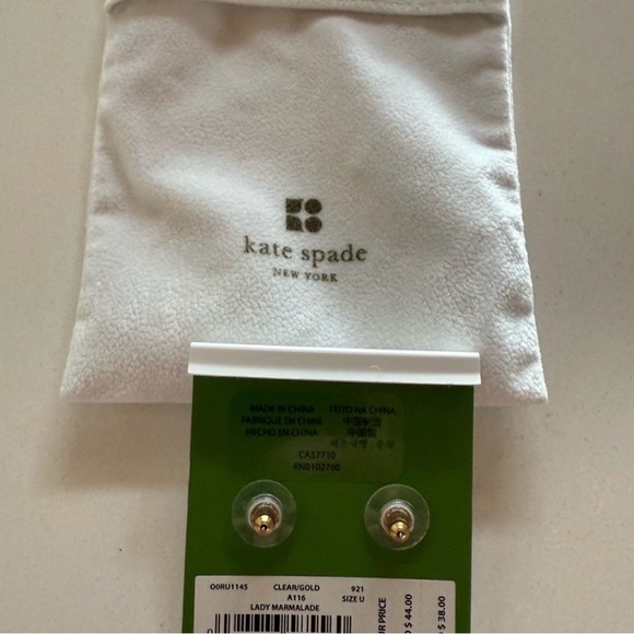 Kate Spade NWT Gold and Silver Stud Earrings - Picture 4 of 4
